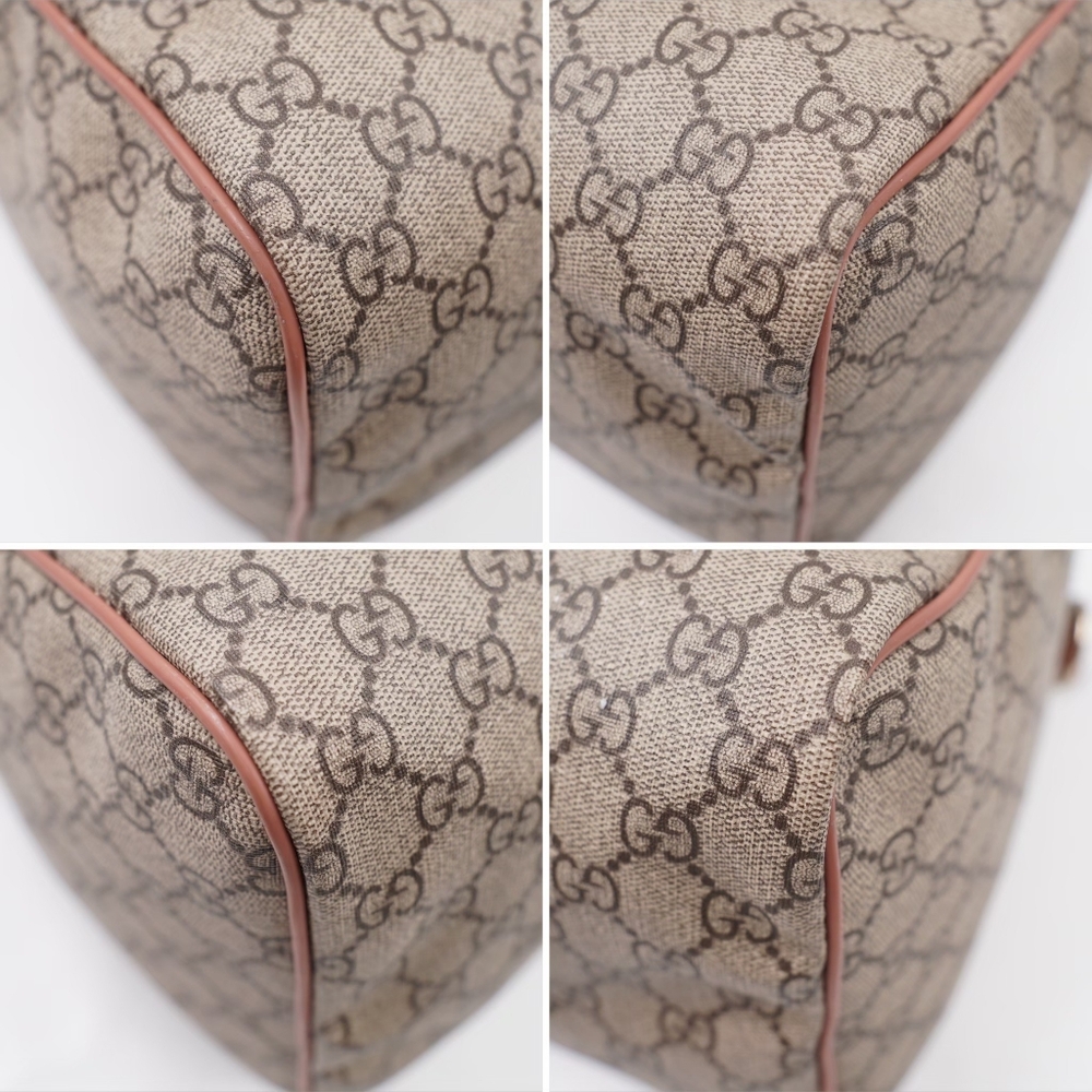 ❌️❌️SOLD❌️❌️BM40 💚 Gucci Joy Boston Bag GG Coated Canvas Medium - Picture 9 of 14